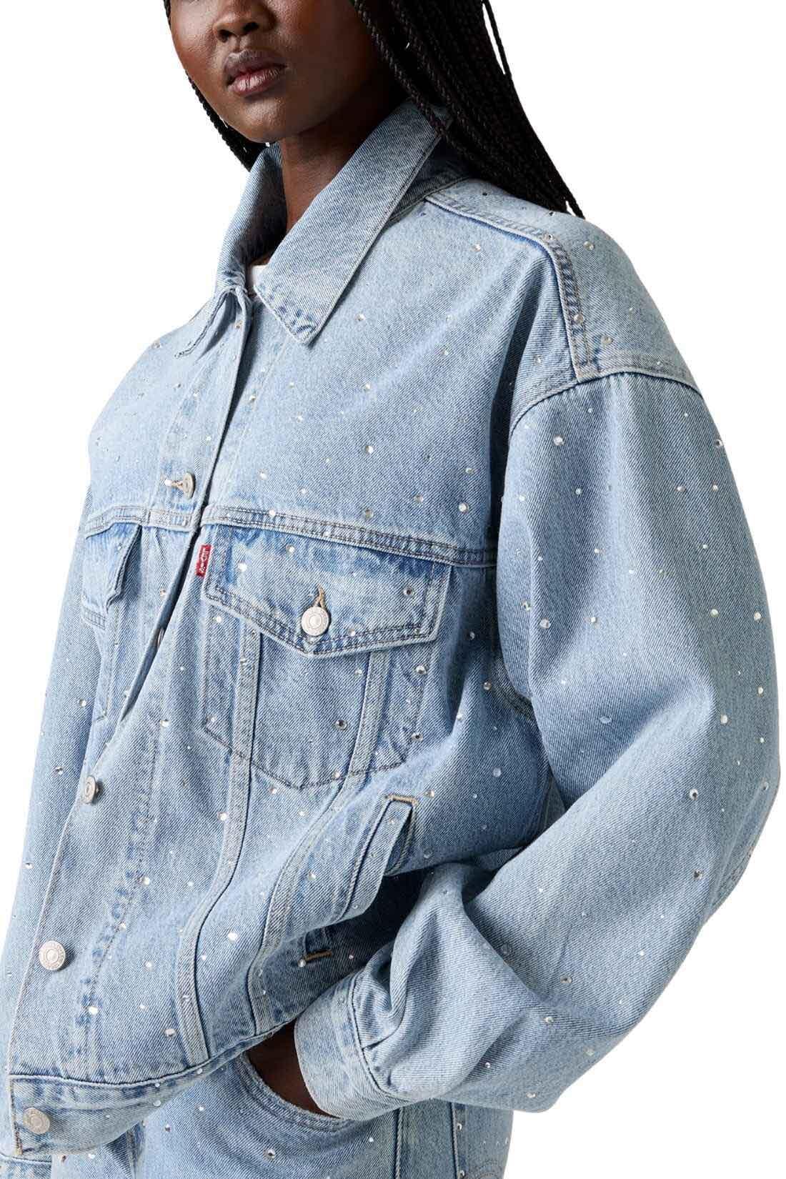 Giacca donna Trucker '90s con applicazioni 4/6