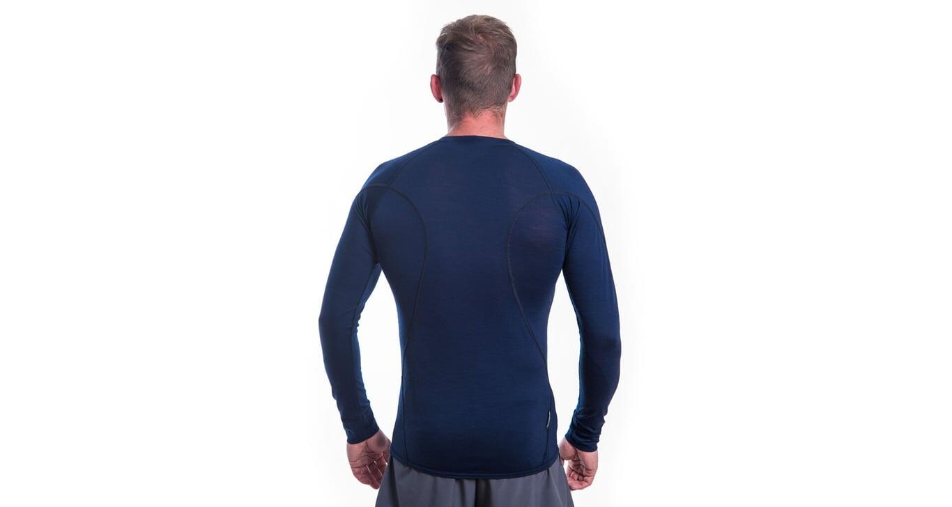 SENSOR Koszulka termoaktywna męska Merino Active Tee LS Men deep blue-M 2/5
