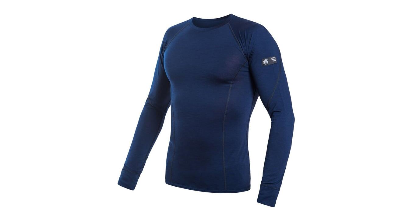 SENSOR Koszulka termoaktywna męska Merino Active Tee LS Men deep blue-M 5/5