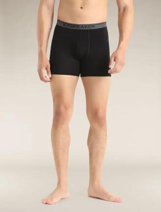 ICEBREAKER Bokserki męskie M Anatomica Boxers black-XL