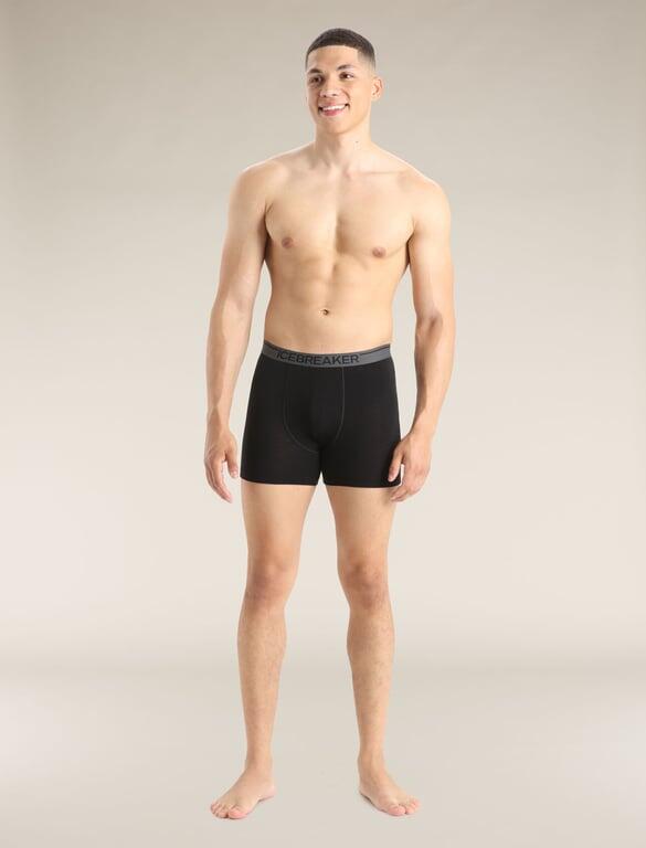ICEBREAKER Bokserki męskie M Anatomica Boxers black-XL 3/4