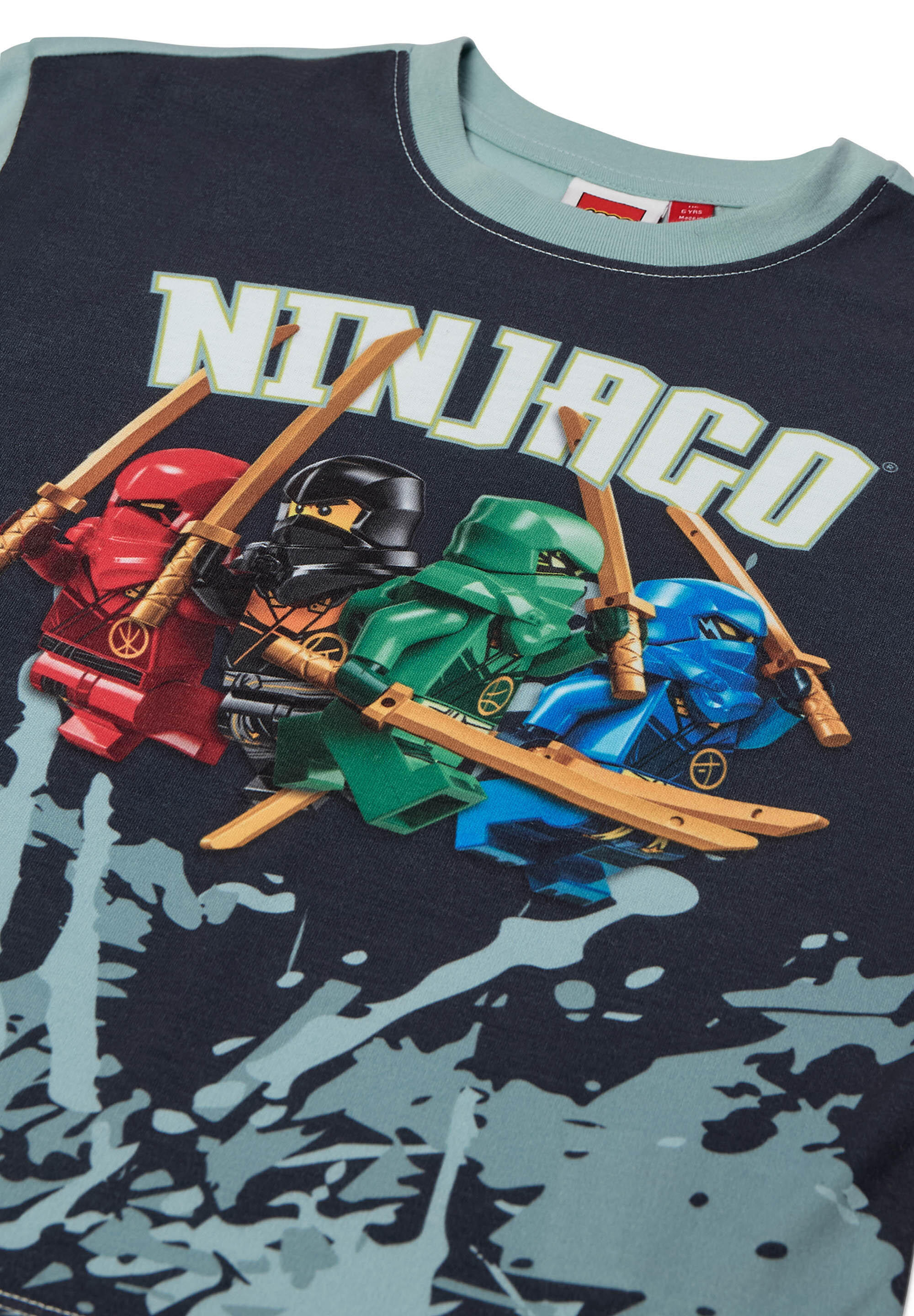 Koszulka Chłopięca LEGO Ninjago Taj310 Turkusowa 6/7
