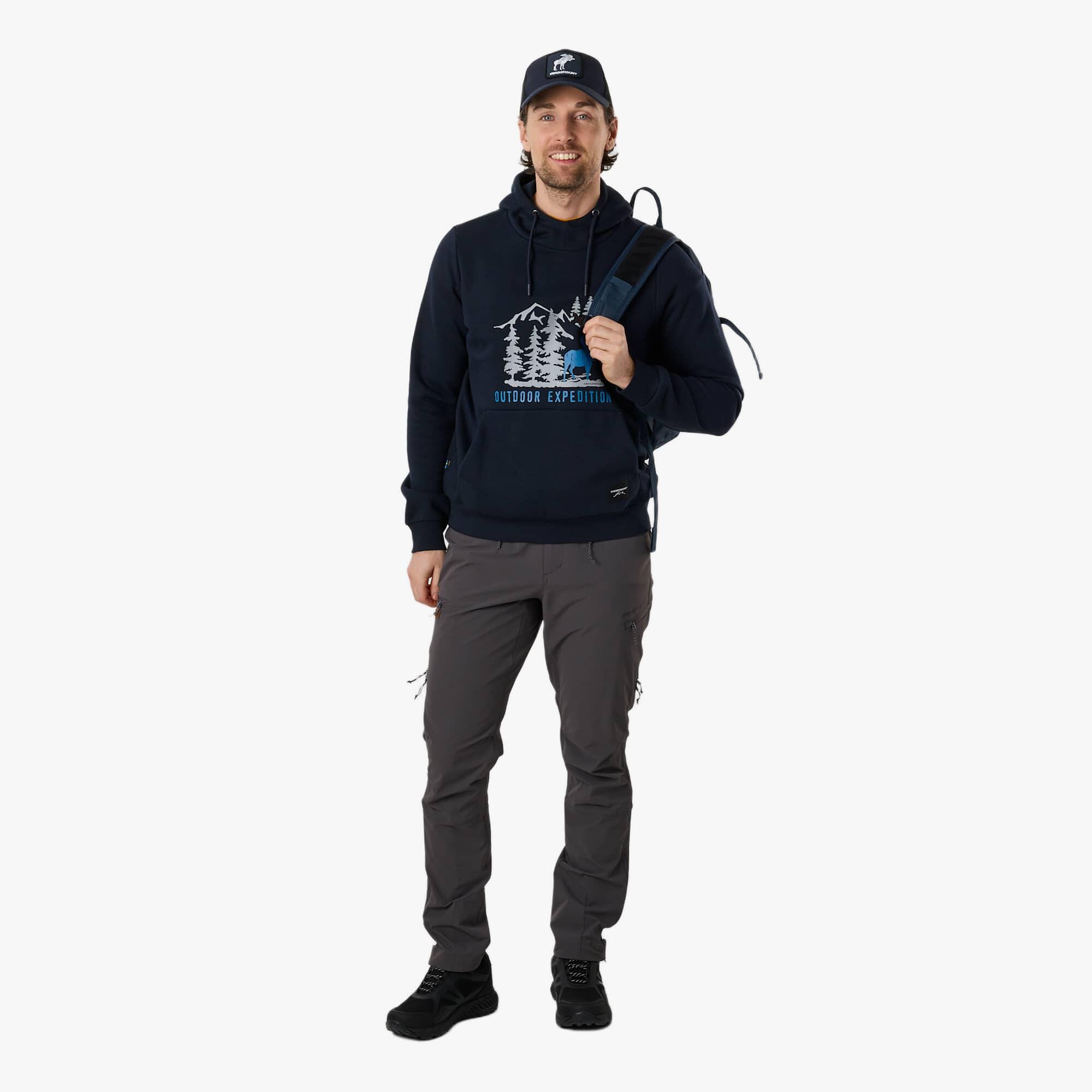 Sweat à capuche randonnée homme Forest Hood 3/7