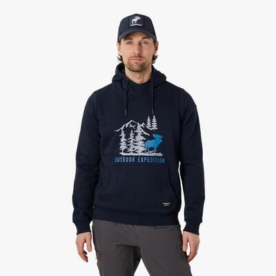 Sweater met capuchon man forest ademend