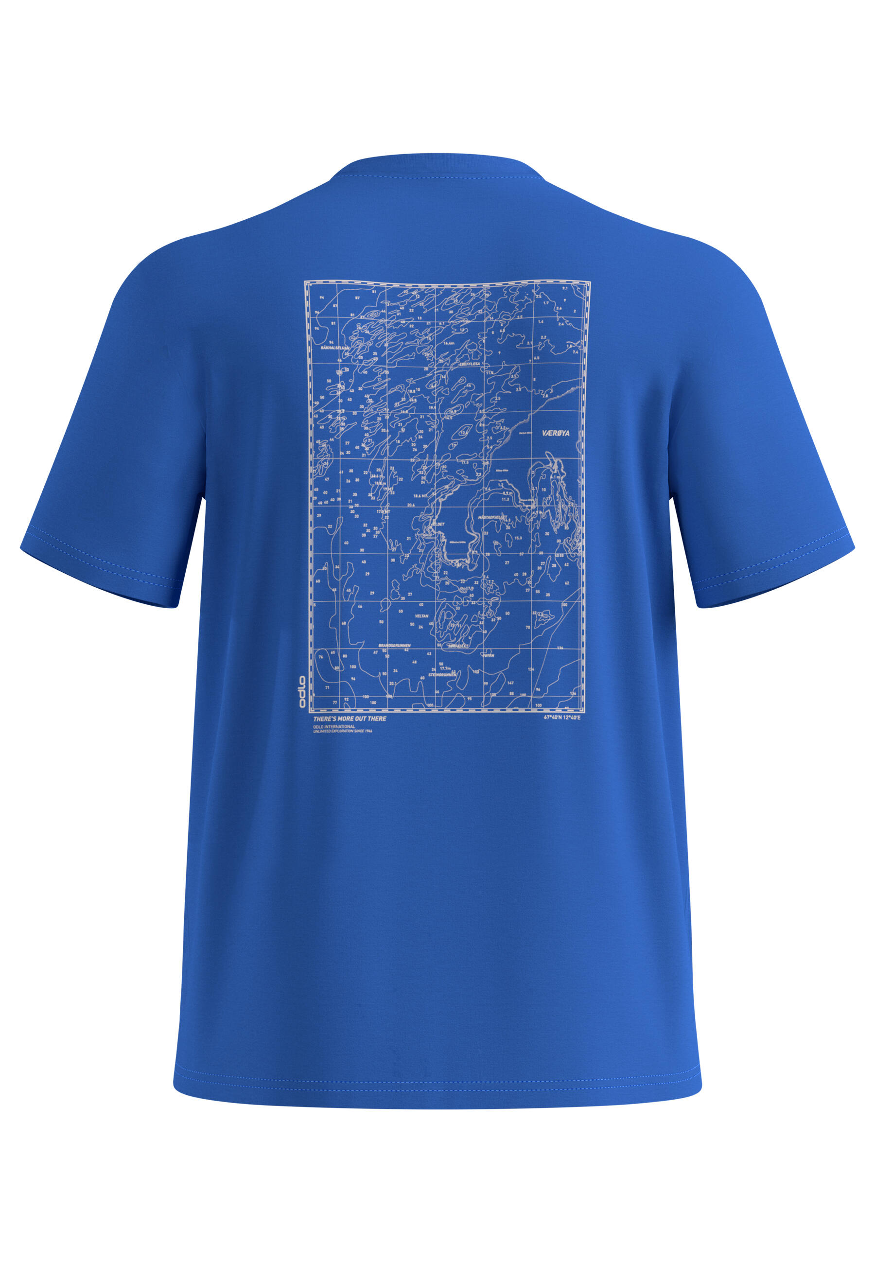 Koszulka z krótkim rękawem męska ODLO T-shirt crew neck s/s COTTON BLEND 7/7