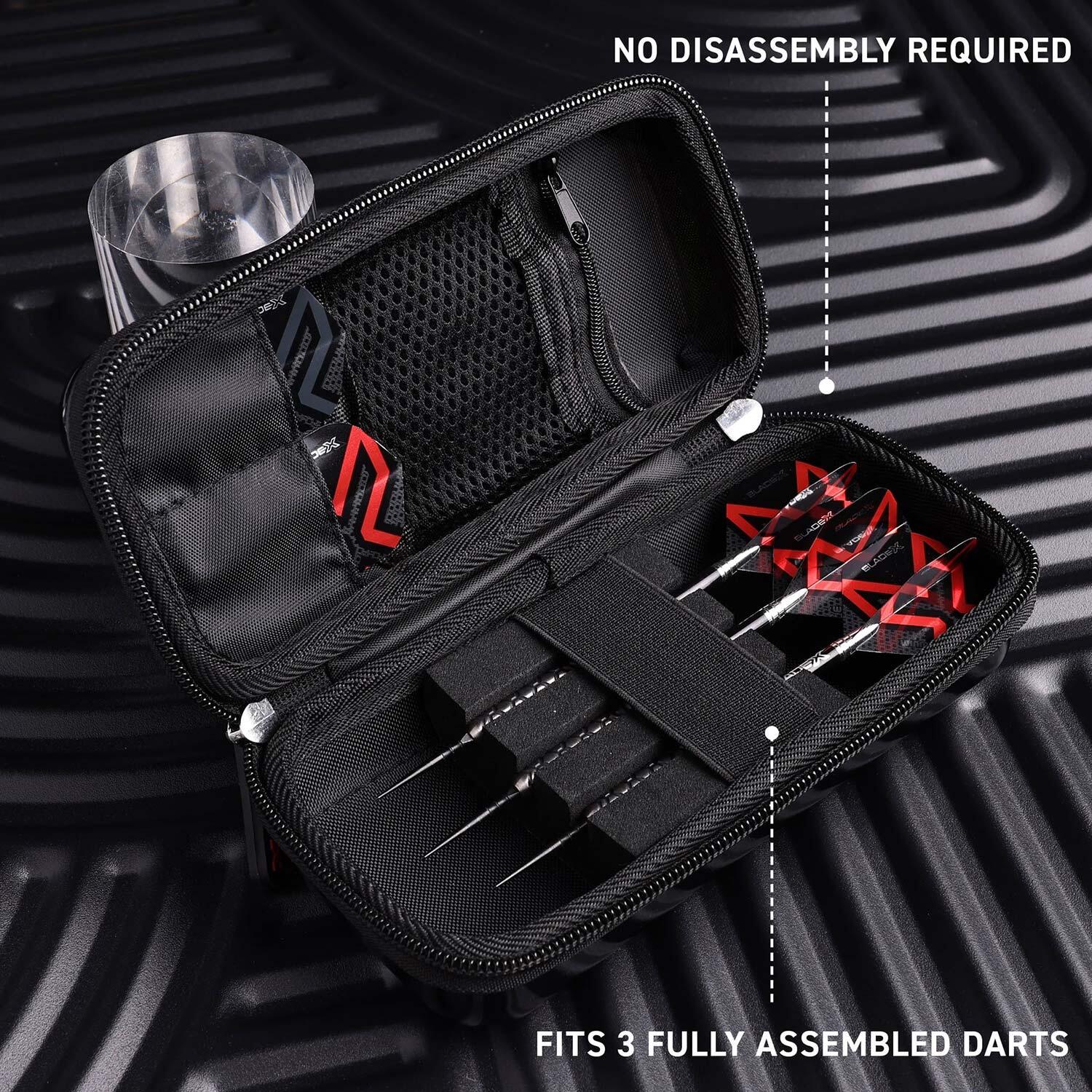 Winmau Étui à fléchettes Blade X Armor G1 Noir/Rouge 3/6