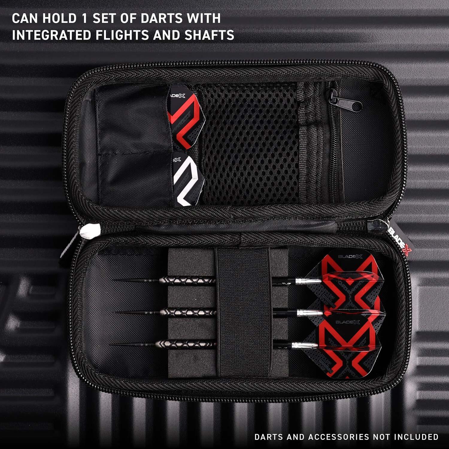 Winmau Étui à fléchettes Blade X Armor G1 Noir/Rouge 6/6