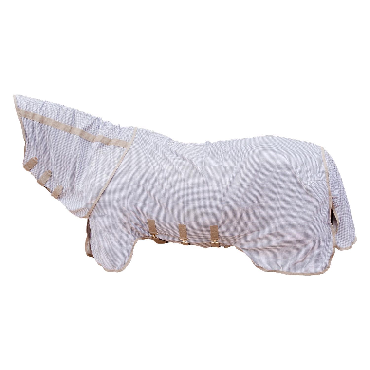 Mesh fly rug comfort pied de poule beige 140-6'3 1/5