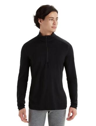 Sous-vêtement homme - manches longues - Merino 200 - noir