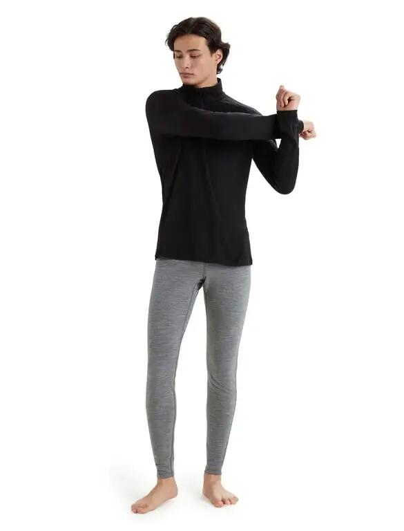 Herren - outdoor - baselayer - merino 200 - schwarz 3/6