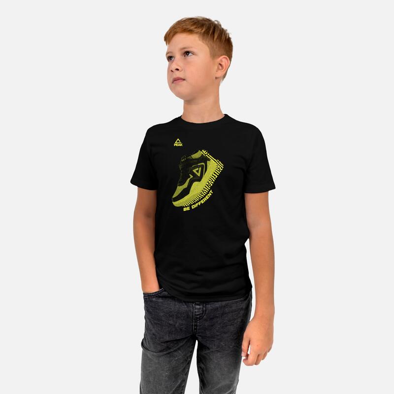Tricou bumbac Peak Court I Negru