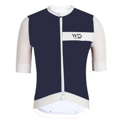 Maglia da ciclismo da uomo DRAFT blu/bianca