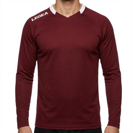 Homme Football Maillot Longue Manche Violet-Blanc Modèle Monaco ML