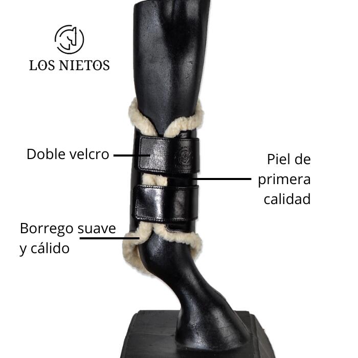 Protectores borreguito  Los Nietos  | Mediana | Negro 2/5