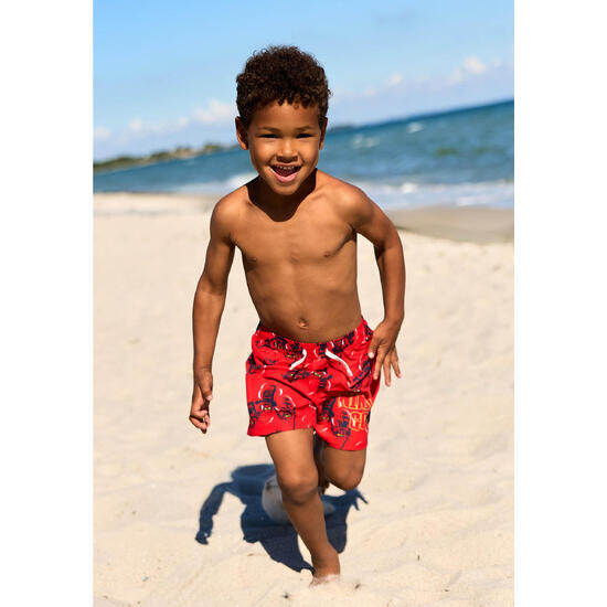 Spodenki Kąpielowe Chłopięce LEGO Ninjago Aiko309 Czerwone