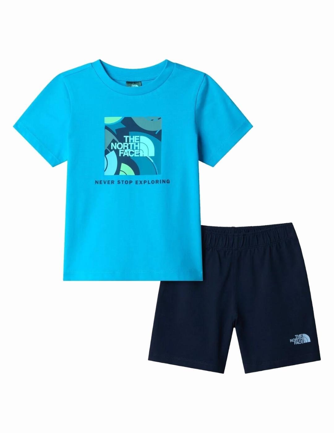 Conjunto para Niño The north face  Azul 3/3