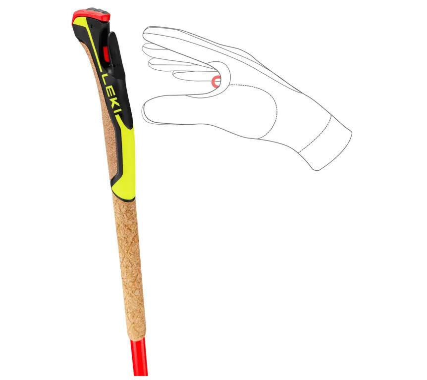 Bâtons de ski Leki Mezza Race Carbone 5/5