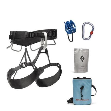 Black Diamond Zestaw wpinaczkowy Momentum 4S Harness Package anthracite-L/XL