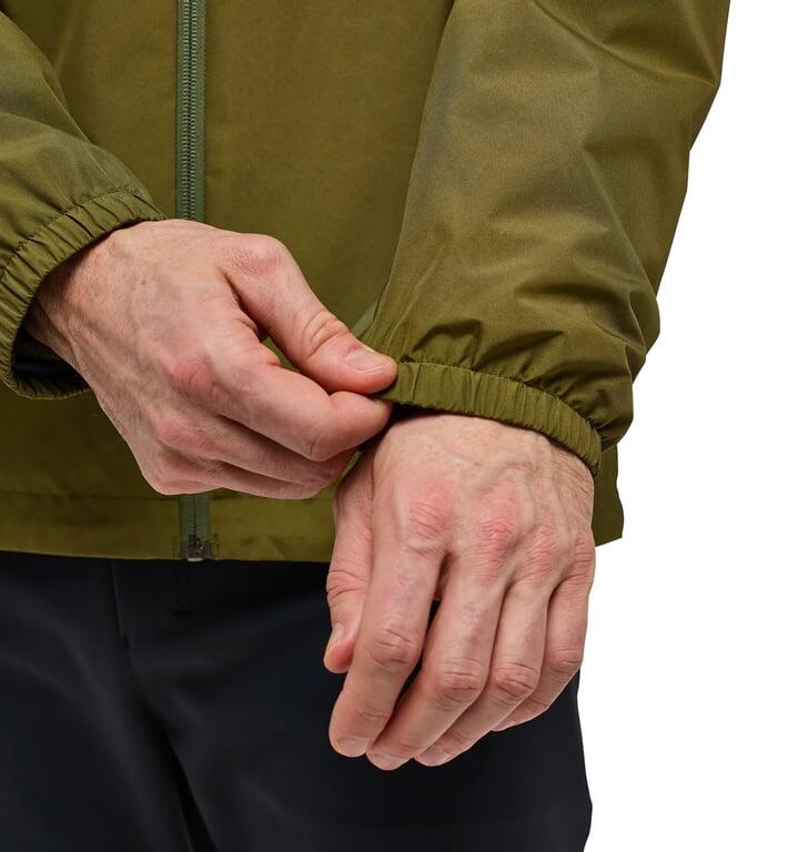 HAGLOFS Kurtka męska Kaise GTX Jacket Men olive green-M 4/6