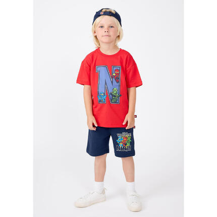 Koszulka Chłopięca LEGO Ninjago Taj303 Czerwona