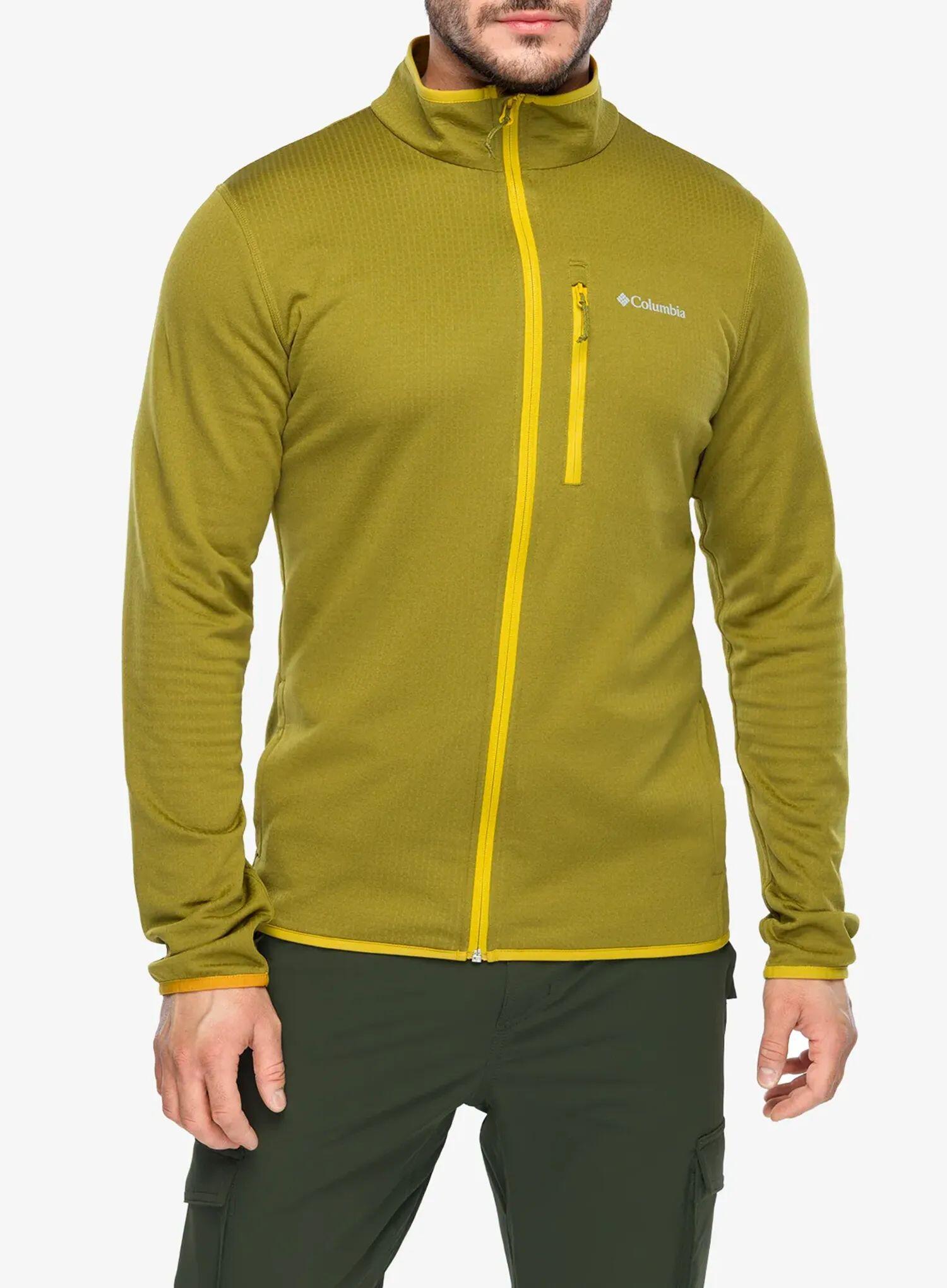 Bluza bez kaptura męska Columbia Essential Hike Grid Fleece Full Zip 1/7
