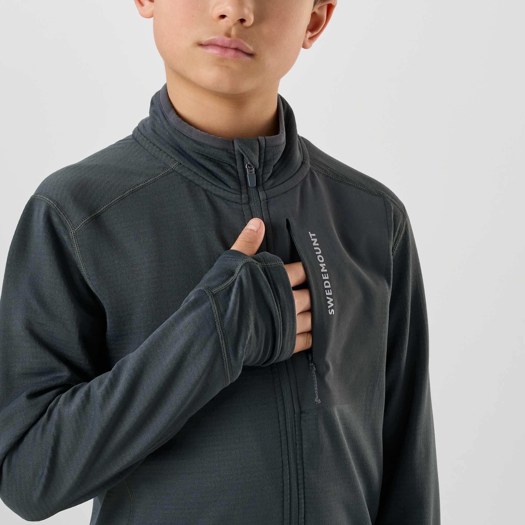 Sudadera de entrenamiento niño de secado rápido Ultra Light Full Zip B 5/6