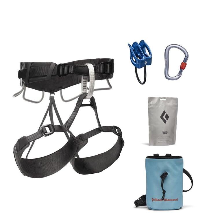 Black Diamond Zestaw wpinaczkowy Momentum 4S Harness Package anthracite-XS/M