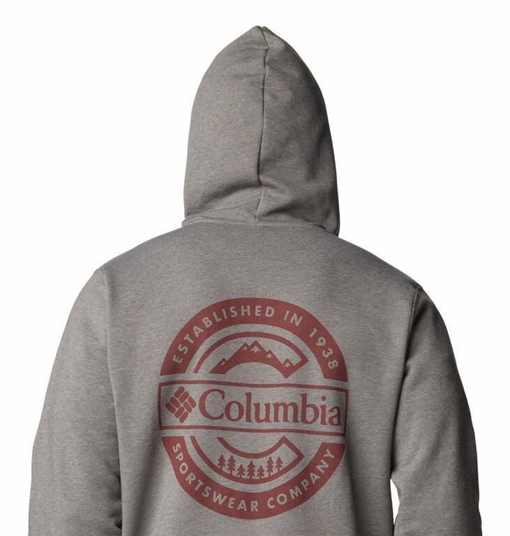 COLUMBIA Bluza męska Columbia Trek Graphic Hoodie charcoal heather-XL 3/5