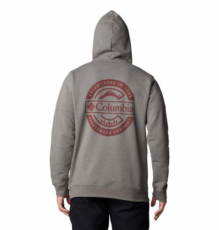 COLUMBIA Bluza męska Columbia Trek Graphic Hoodie charcoal heather-XL 2/5