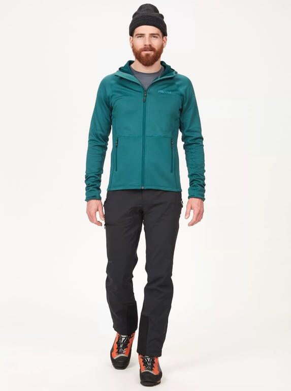 MARMOT Bluza męska Olden Polartec Hoody dark jungle-XL 3/4