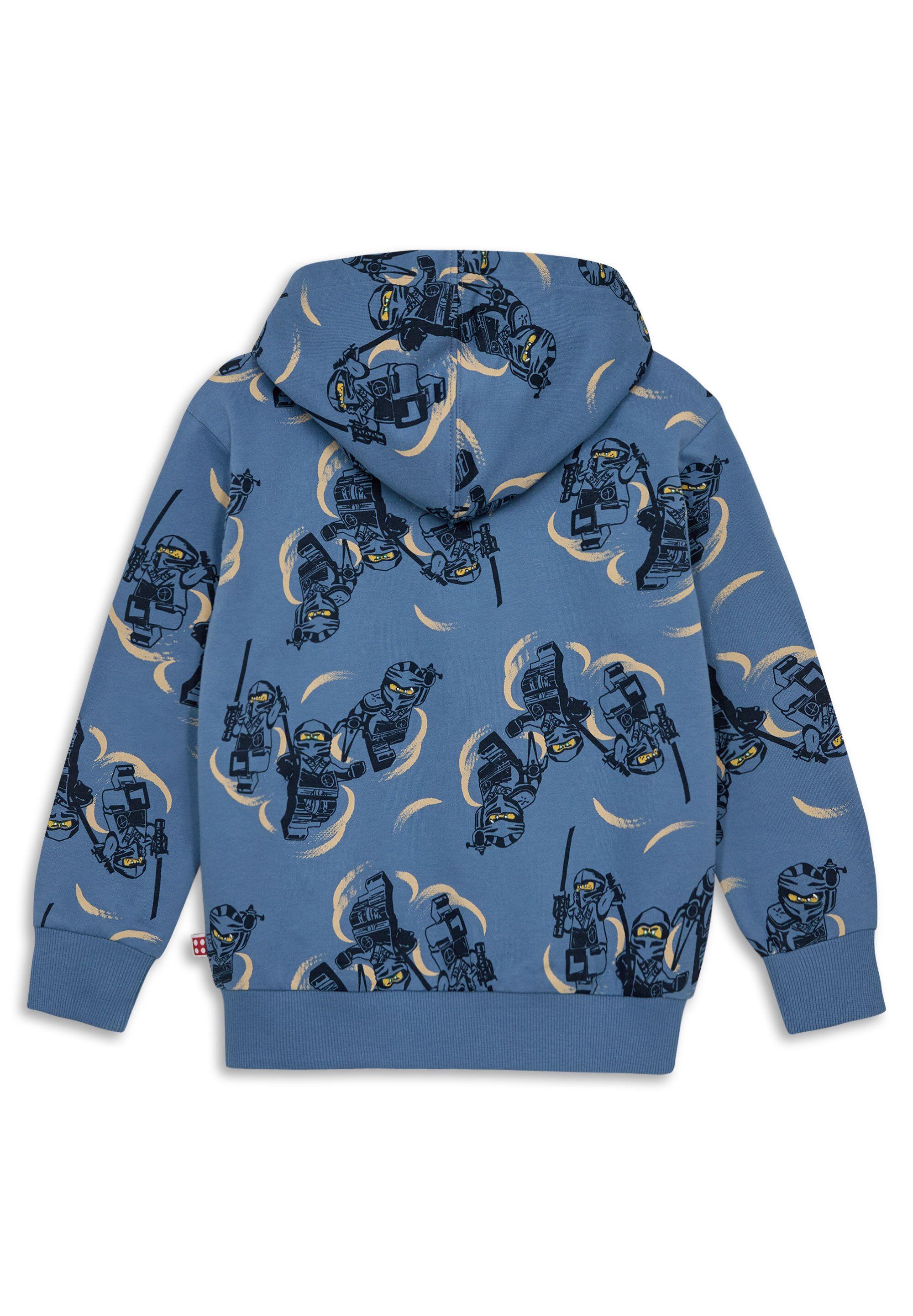 Bluza z Kapturem Chłopięca LEGO Ninjago Sian300 Niebieska
