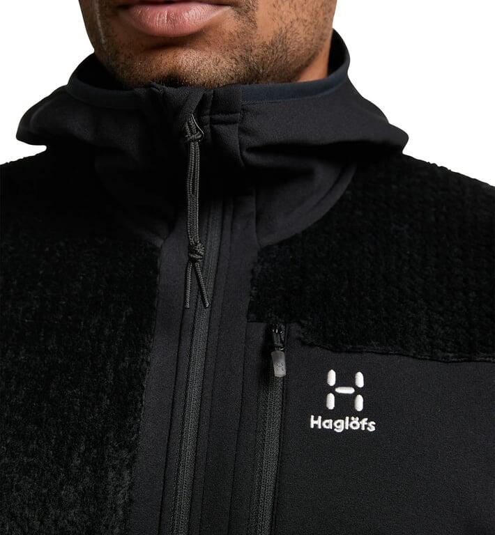HAGLOFS Bluza męska ROC Spitz Mid Hood Men true black-L 6/6