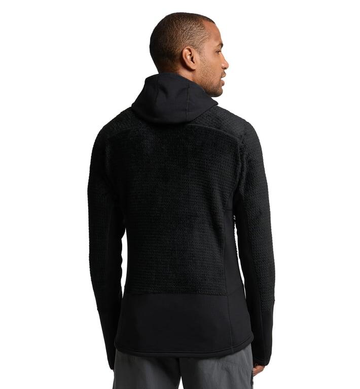 HAGLOFS Bluza męska ROC Spitz Mid Hood Men true black-L 4/6