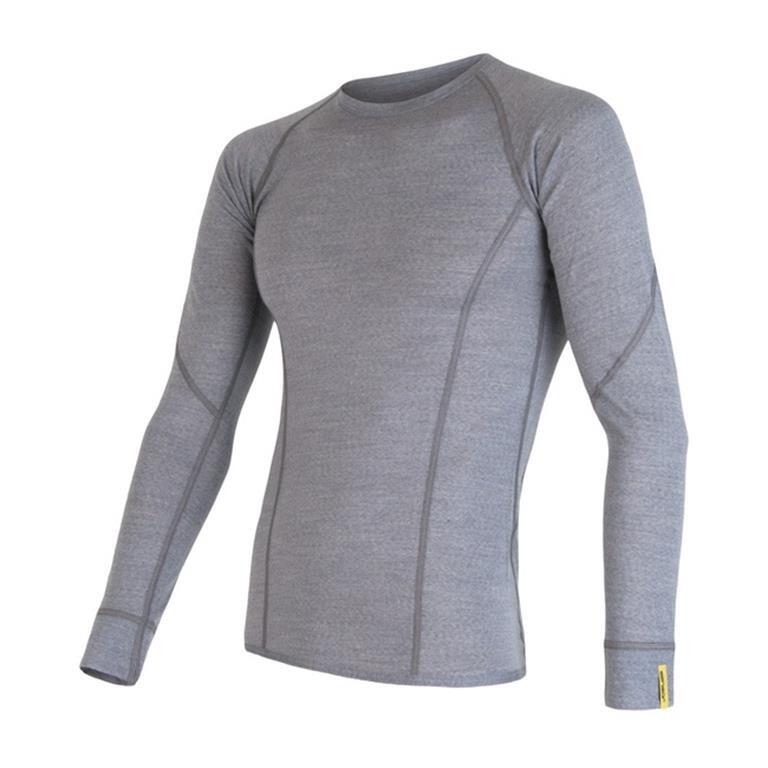 SENSOR Termoaktywna bluzka męska MERINO ACTIVE TEE LS-M-Oliwkowy 3/6