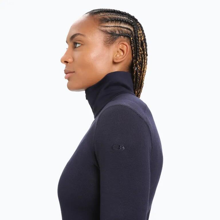 ICEBREAKER Koszulka damska 260 Tech LS Half Zip Midnight Navy-S 5/6