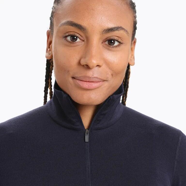 ICEBREAKER Koszulka damska 260 Tech LS Half Zip Midnight Navy-S 4/6