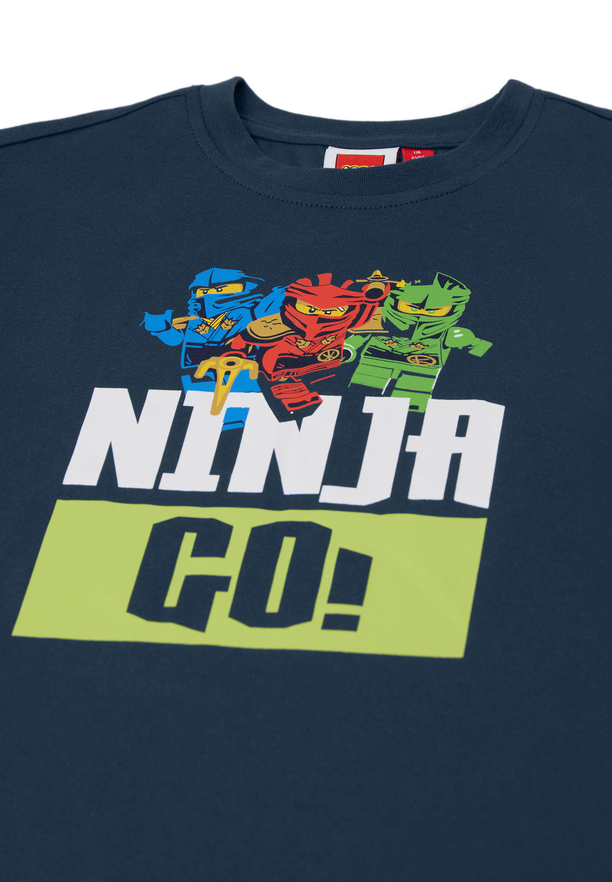 Koszulka Chłopięca LEGO Ninjago Taj302 Granatowa 3/4