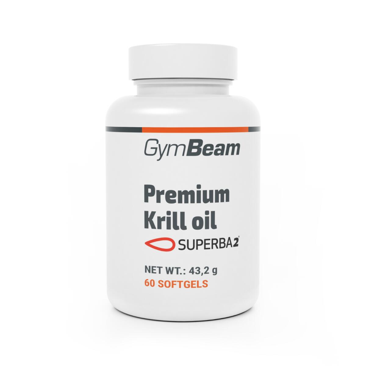 GYMBEAM Krilový olej Premium Krill Oil Superba2® kapsle 60 kapslí