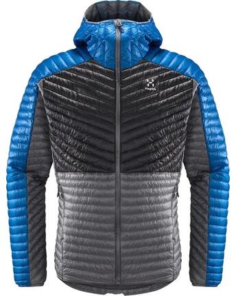 HAGLOFS Kurtka ocieplana męska L.I.M MIMIC HOOD MEN Concrete/Magnetite-S