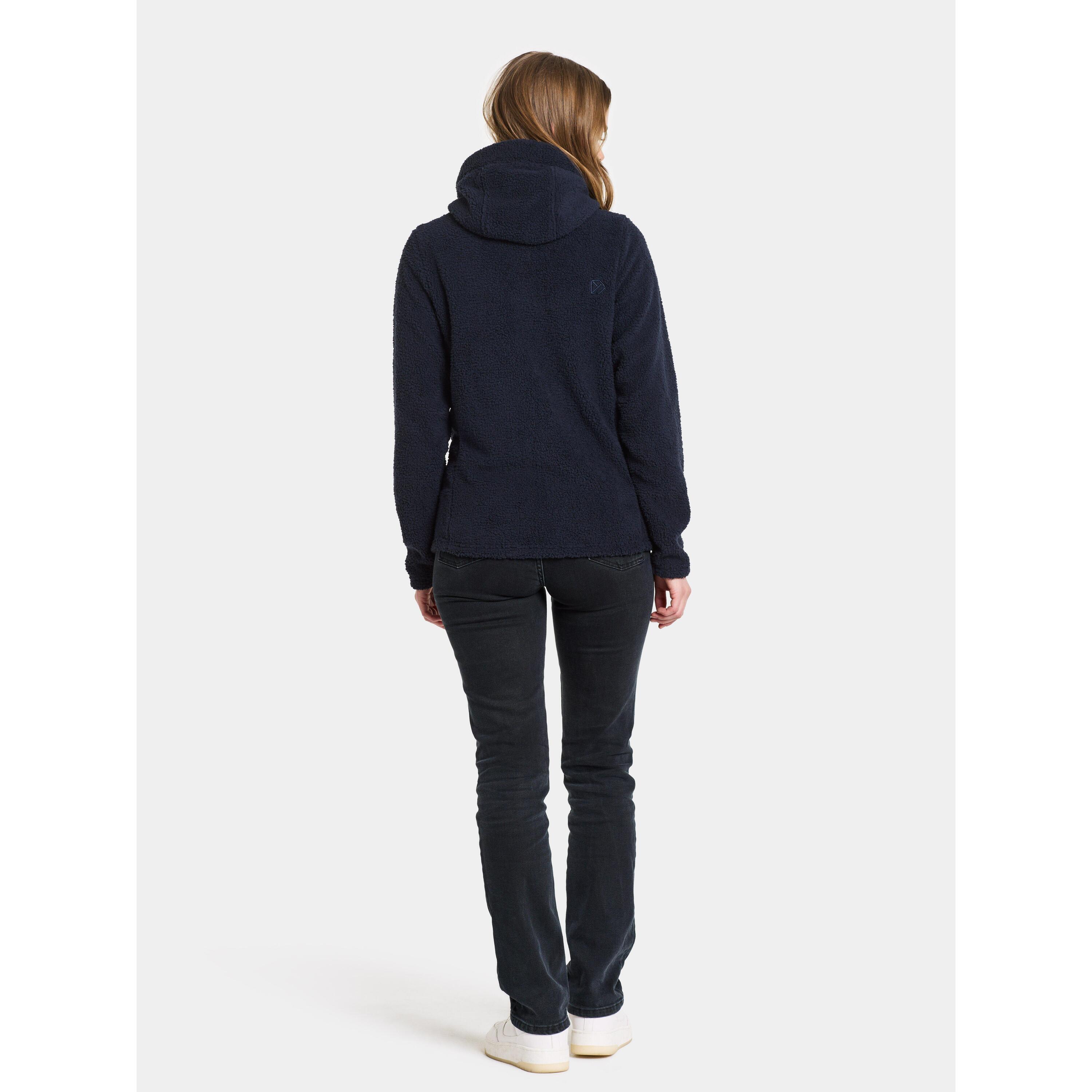 Felpa con cerniera a cappuccio da donna Didriksons Anniken 4/7