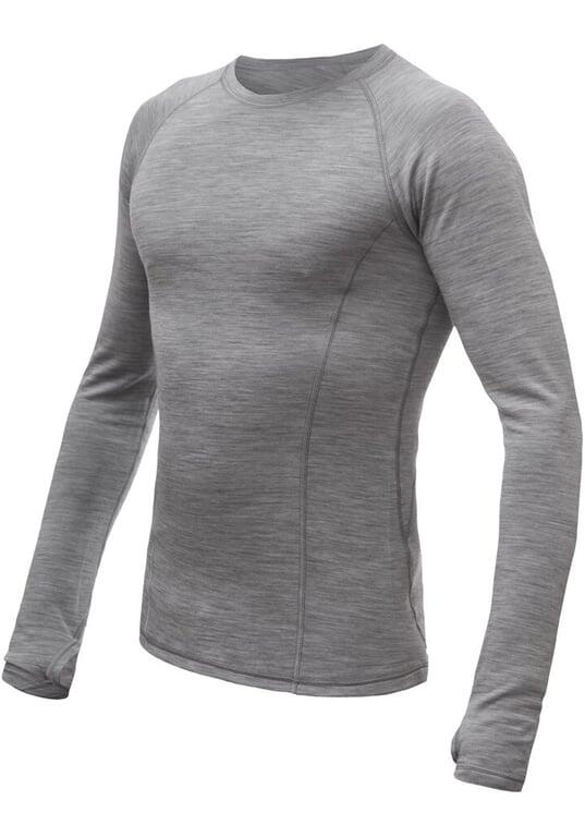 SENSOR Koszulka męska Merino Bold Tee LS Men cool gray-XL 5/5