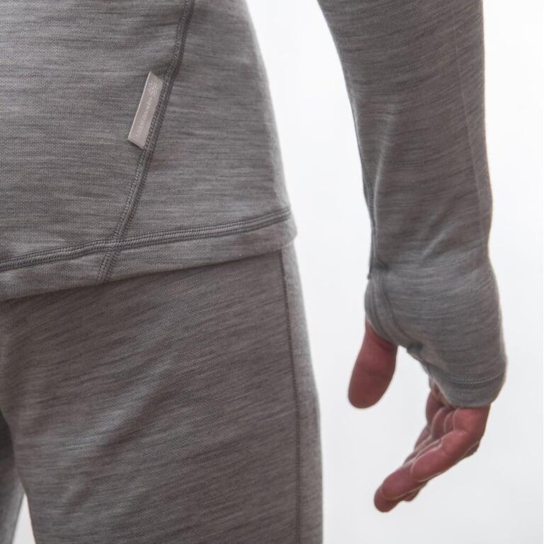SENSOR Koszulka męska Merino Bold Tee LS Men cool gray-XL 4/5