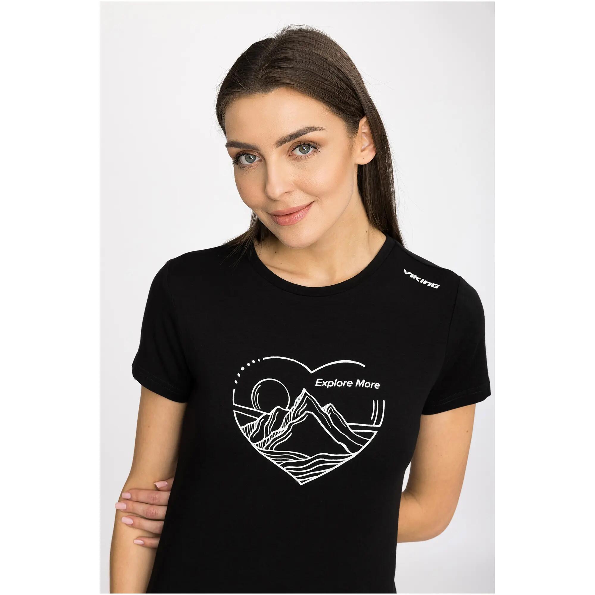 Lenta Bamboo Light Women L mehrfarbig - black/white 5/7