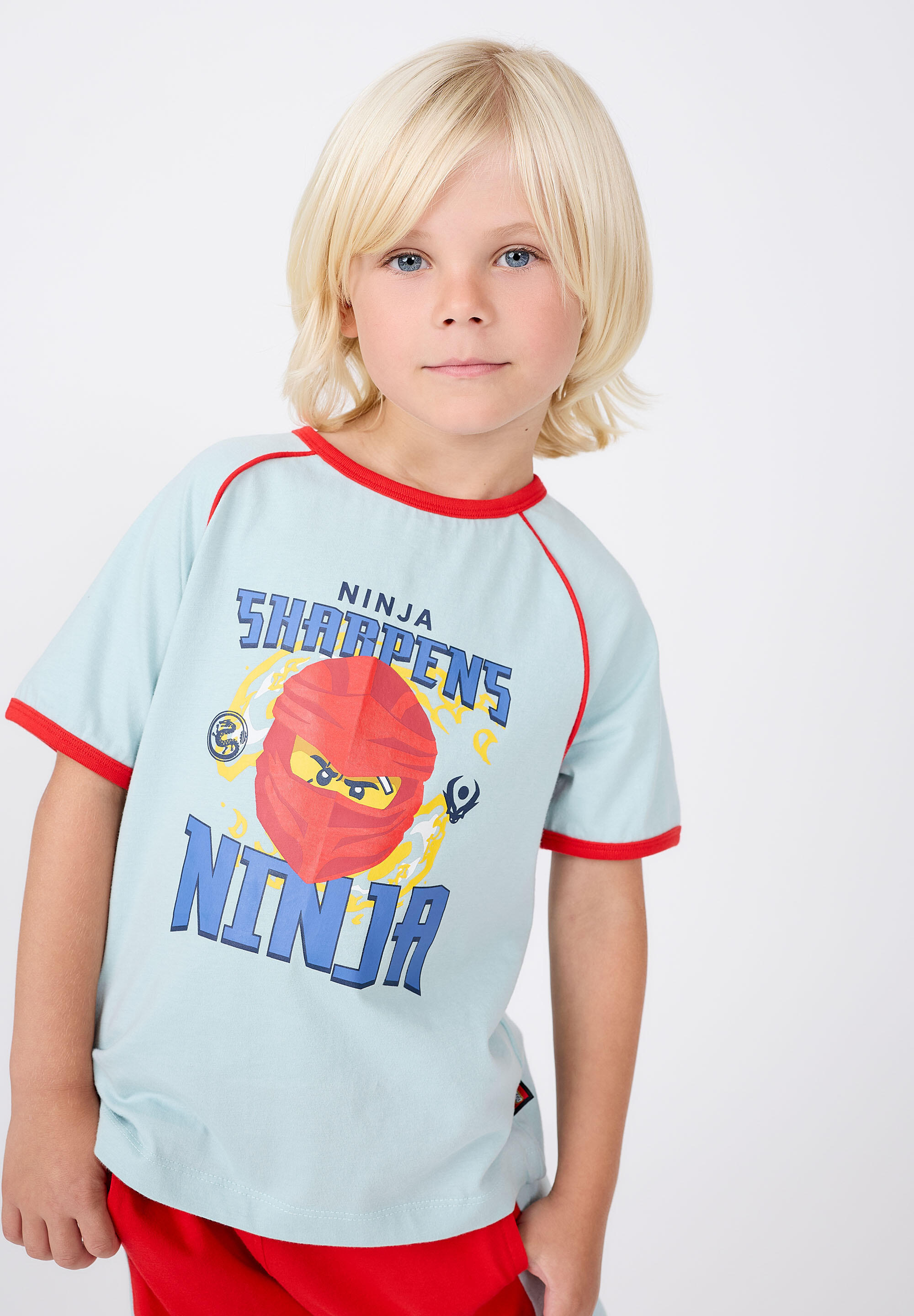Koszulka Chłopięca LEGO Ninjago Taj304 Turkusowa 6/6