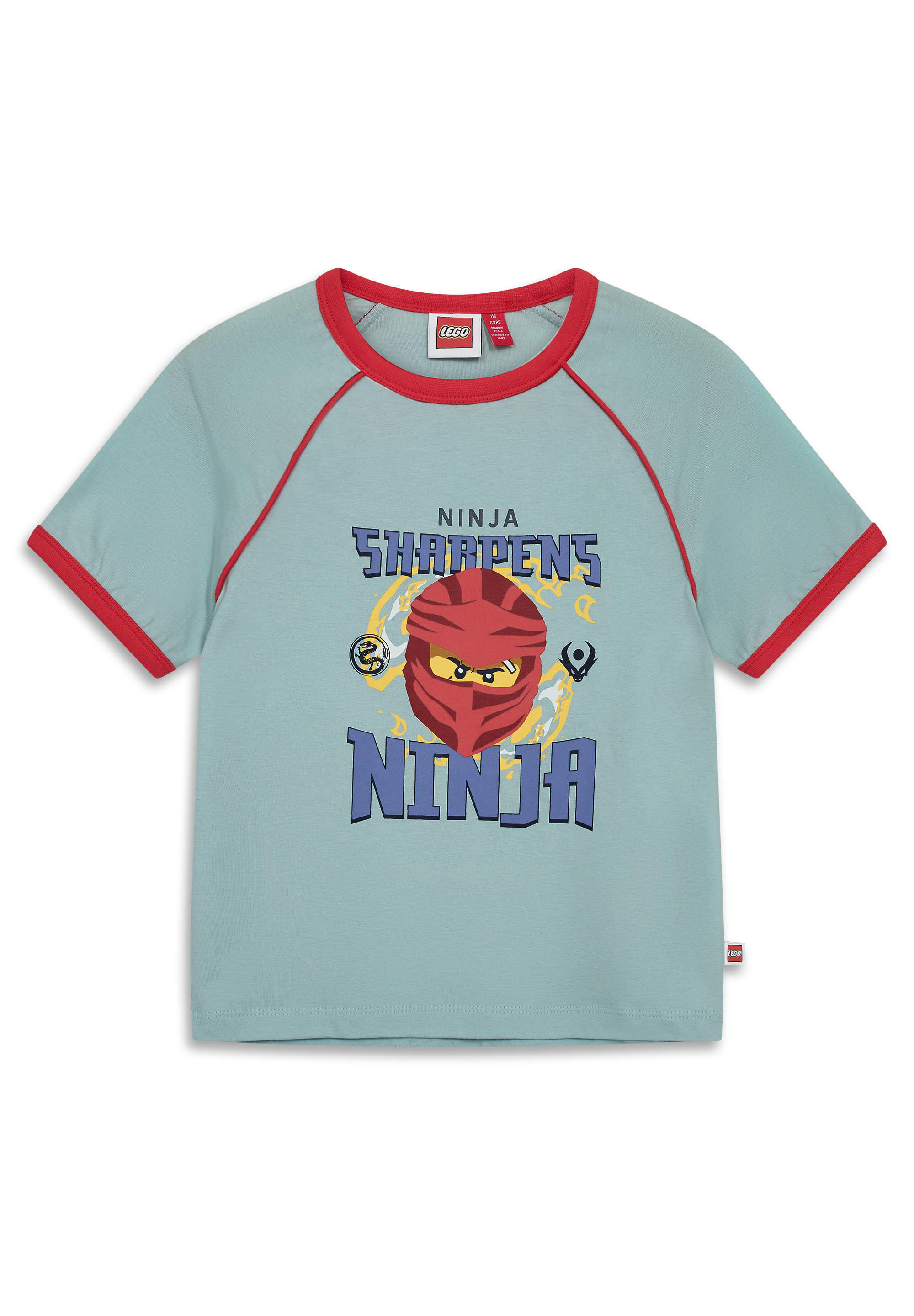Koszulka Chłopięca LEGO Ninjago Taj304 Turkusowa 3/6