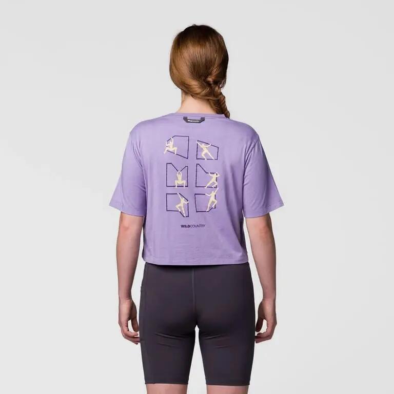 WILD COUNTRY Koszulka damska Sequence W T-Shirt amethyst-S 5/5