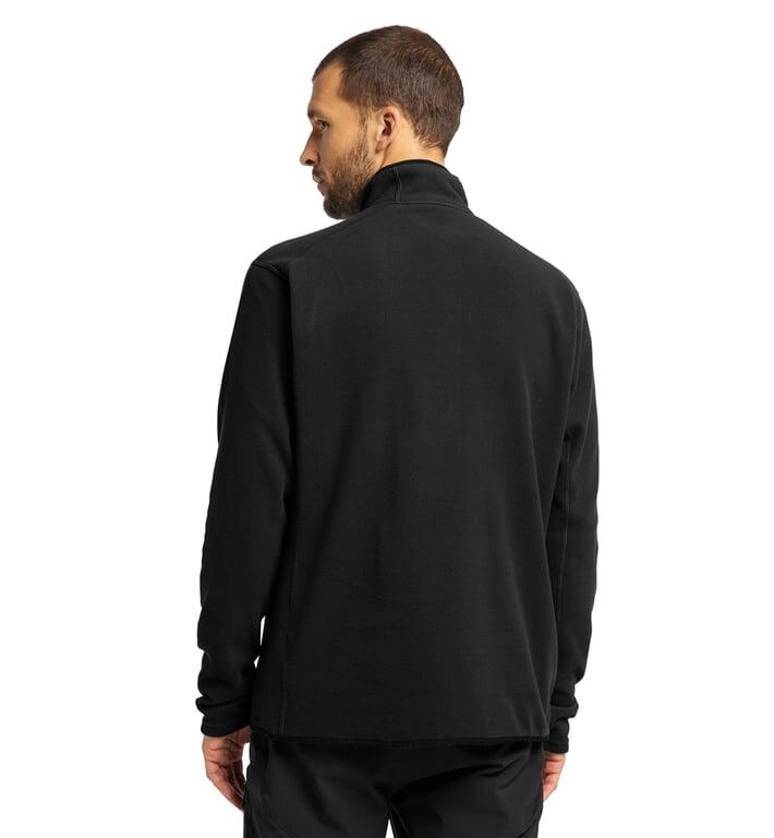 HAGLOFS Bluza męska Pollux Half Zip Fleece black-XL 2/6