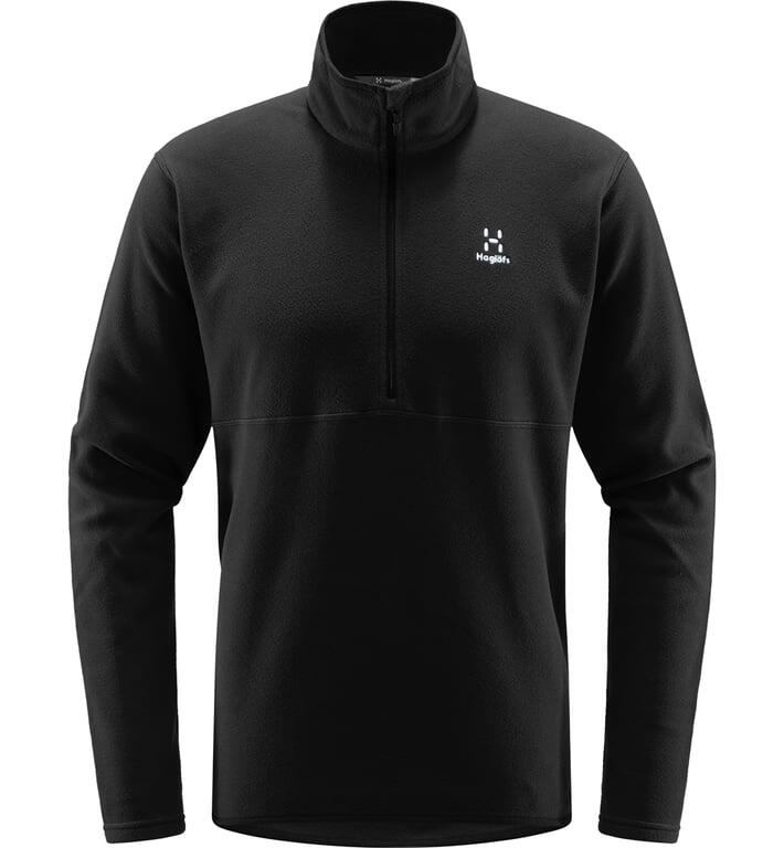 HAGLOFS Bluza męska Pollux Half Zip Fleece black-XL 5/6