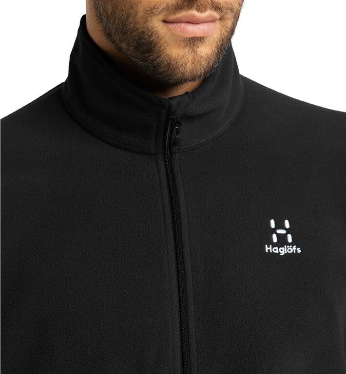 HAGLOFS Bluza męska Pollux Half Zip Fleece black-XL 4/6