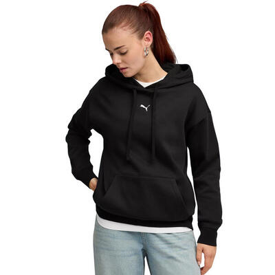 Puma ess centered cat logo relaxed hoodie dames